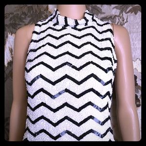 Vintage sequin sleeveless top